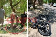 Motociclista sufrió lesiones de consideración tras chocar con un remís