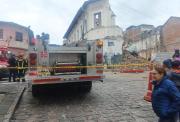 Colapso de vivienda en el sector La Tola deja cuatro personas rescatadas en Quito