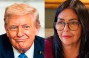 Trump mantiene una larga llamada con Delcy Rodríguez: Es una persona estupenda