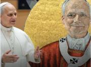 Mostraron al papa León XIV el mosaico con su rostro para la Basílica de San Pablo Extramuros