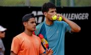 Zeballos y Aguilar inician con triunfo en dobles del Challenger de Buenos Aires