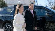 María Corina Machado llega a la Casa Blanca para un almuerzo con Donald Trump