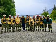 El gobierno de Chubut confirmó que el incendio en Puerto Patriada está 100% contenido