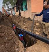 Construida red de cloacas en comunidad Los Cortinos en la parroquia Miguel Peña