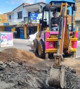 Iniciados trabajos de excavación para pozo de agua en Los Guayos