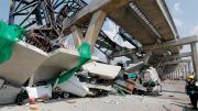 Otra tragedia con una grúa en Tailandia: dos muertos y un herido en la obra de un puente en Bangkok