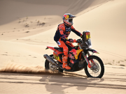 Estrategia y tensión total en la etapa 11 del Dakar de motos