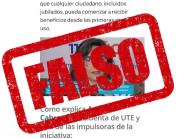 UTE alerta sobre intentos de estafa con una imagen de su presidenta Andrea Cabrera