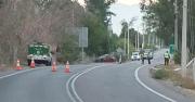 Choque contra poste en ruta CH-41 deja un fallecido en sector Peralillo