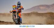 Luciano Benavides dio el golpe final y a dos días del cierre es el líder en el Dakar