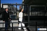 Así fue la llegada de María Corina Machado a la Casa Blanca para su reunión con Donald Trump