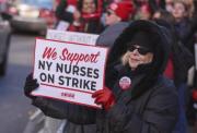 Enfermeras de Nueva York resisten en huelga: 'Cada día que pasa somos más fuertes'