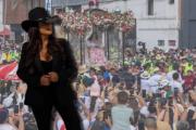 La cantante venezolana Annakarina desborda su fe en la celebración a la Divina Pastora