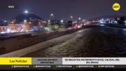 Aumenta el caudal del río Rímac: así se ve desde el puente Trujillo en el Cercado de Lima