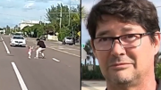 ¡HÉROE! Hombre salva a dos niñas de ser atropelladas en transitada vía en Florida