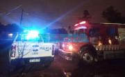 Un hombre con quemaduras leves tras un incendio en Arturo Seguí