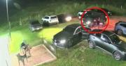 Acribillan a joven en el Urubó: El crimen fue grabado por una cámara de seguridad