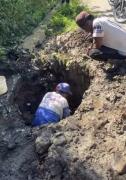 Cuadrillas municipales repararon tubería de aguas blancas en Yagua, Guacara