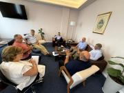 El intendente Albisu /Definió prioridades de trabajo en reunión con el equipo de Servicios Públicos