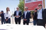 Rolando Figueroa inauguró una nueva ampliación de la red de gas en Centenario
