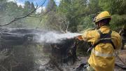 Recrudecen los incendios en Chubut: bomberos cordobeses continúan dando batalla