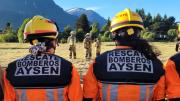 Bomberos de Aysén cuentan con nueva oficialidad y coordinan acciones con voluntarios y voluntarias