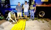 Incautan camión con 30 paquetes de cocaína en la ruta Santa Cruz
