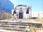 Autoridad religiosa dice que habría voluntad para restaurar la incendiada iglesia Santa Ana