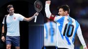 El crossover que nadie imaginaba: Roger Federer ¡fan de Lionel Messi!