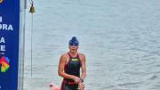 Nadadora de Banfield se subió al podio en competencia de aguas abiertas