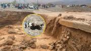 Arequipa: Huaico arrastra camión y deja al primer fallecido por lluvias de 2026 (VIDEO)
