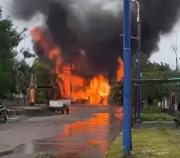 Son nueve los heridos por el incendio en un depósito de garrafas en Famaillá