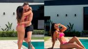 Antonela Roccuzzo encendió las redes con una sensual foto junto a Lionel Messi: verano y mimos al sol