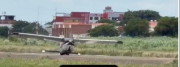 Avioneta aterriza de emergencia en El Trompillo por fallas mecánicas