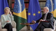 Lula da Silva recibió a Ursula Von der Leyen en Brasil antes de la firma del acuerdo Mercosur-UE