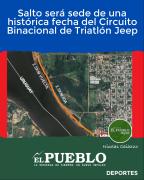 Salto será sede de una histórica fecha del Circuito Binacional de Triatlón Jeep ‣ Nicolas Caiazzo
