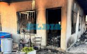 Voraz incendio destruyó por completo una vivienda en Villa Argüello