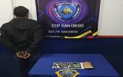 Policarabobo capturó a un sujeto por posesión de droga en San Diego