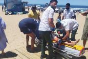 Adolescente se golpeó contra banco de arena en Punta del Este y se lesionó las cervicales