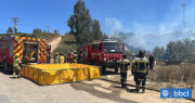 Alerta Roja por incendio forestal en Coronel: amenazó a 50 viviendas pero fue contenido