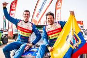 Sebastián Guayasamín terminó el rally Dakar en el top 15