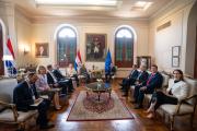 Peña recibe a líderes europeos antes de la histórica firma del acuerdo Mercosur-UE