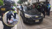 Tras una feroz persecución por las calles de Miraflores, capturan a tres presuntos delincuentes