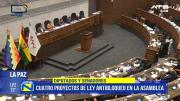 Cuatro proyectos de ley antibloqueo avanzan en la Asamblea Legislativa