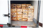 Piratas del asfalto se treparon a un camión y robaron cajas con pollos
