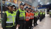Policía desplegó operativo de seguridad por la llegada de la selección de Panamá a Tarija