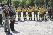 Buscan un régimen especial para brigadistas de incendios forestales