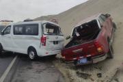 Arequipa: Choque frontal deja varios heridos en la Panamericana Sur, en Camaná –