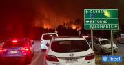 Las autopistas del Itata y Concepción-Cabrero se mantienen cerradas por incendio forestal