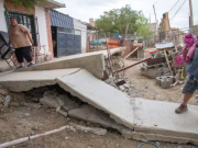 El cerro Hermitte colapsó y destruyó decenas de viviendas